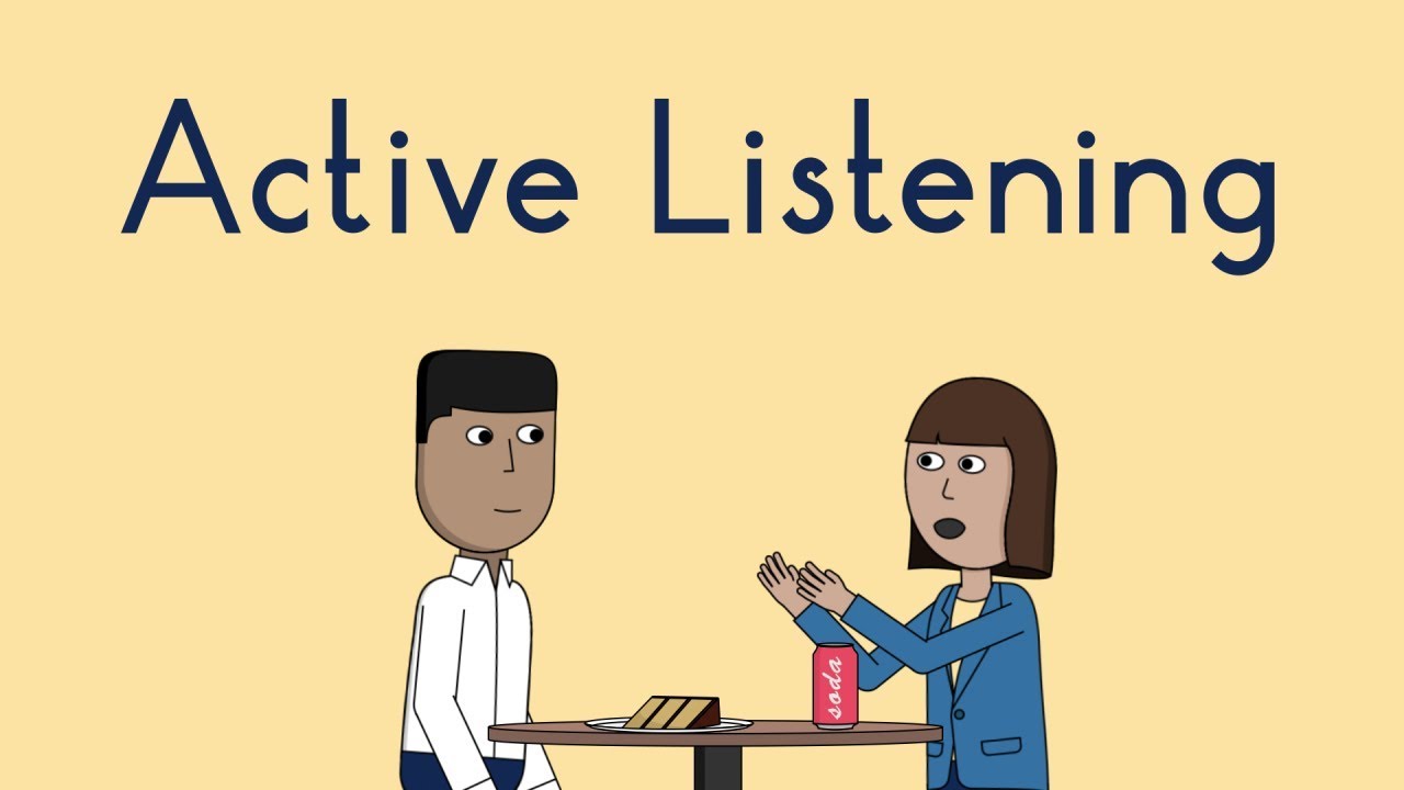 A step by step guide on how to practice active listening. 